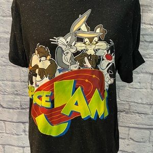 L Space Jam Vtg T-Shirt Michael Jordan Looney Tune